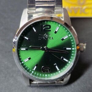 Invicta Celestial Men's Watch - 43mm, Green, Silver, Steel (48494)